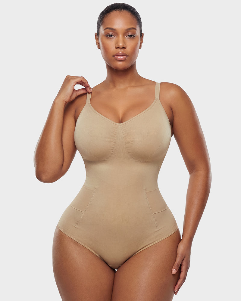 SlimTuck™ Deep-V Cami Bodysuit
