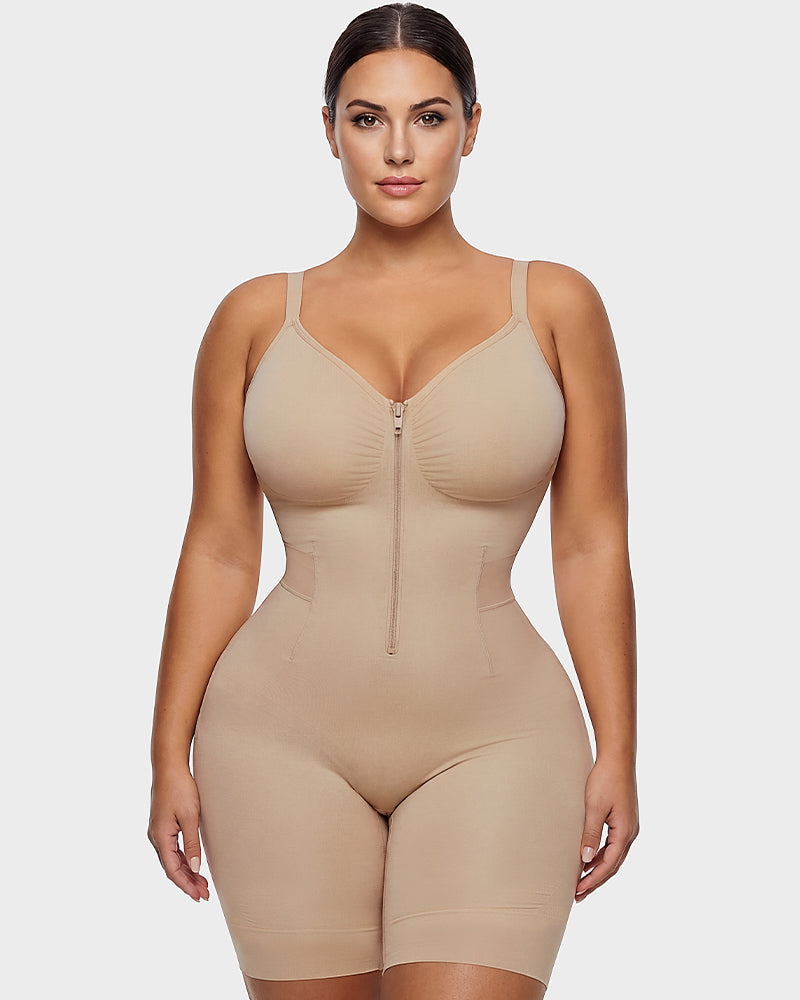 SlimTuck™ Front-Zip Thigh Shaper